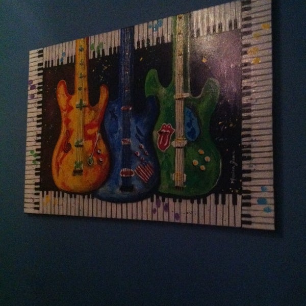Did you know?  Babes is open for lunch !  Our waitress painted this awesome painting- it's in the upstairs room.  Fun place!