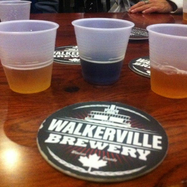 Photo taken at Walkerville Brewery by Veronica E. on 4/13/2013