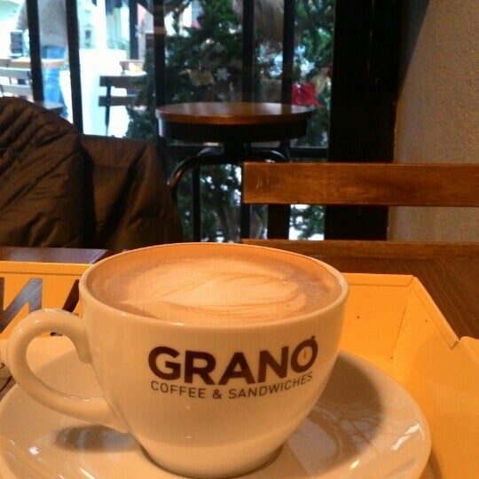 Photo taken at Grano Coffee &amp; Sandwiches by Merve İ. on 12/24/2015