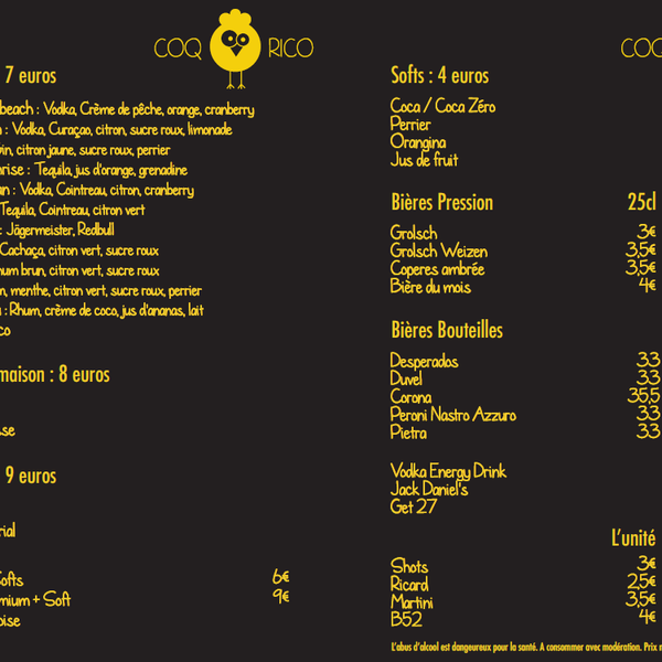 Coq O Rico Bar in Paris