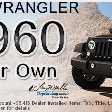 Are you in the market for a Jeep Wrangler? http://www.larrymillerchryslerjeepavondale.com/new-inventory/index.htm?reset=InventoryListing&model=Wrangler&accountId=larryhmillerchryslerjeepavondalecllc