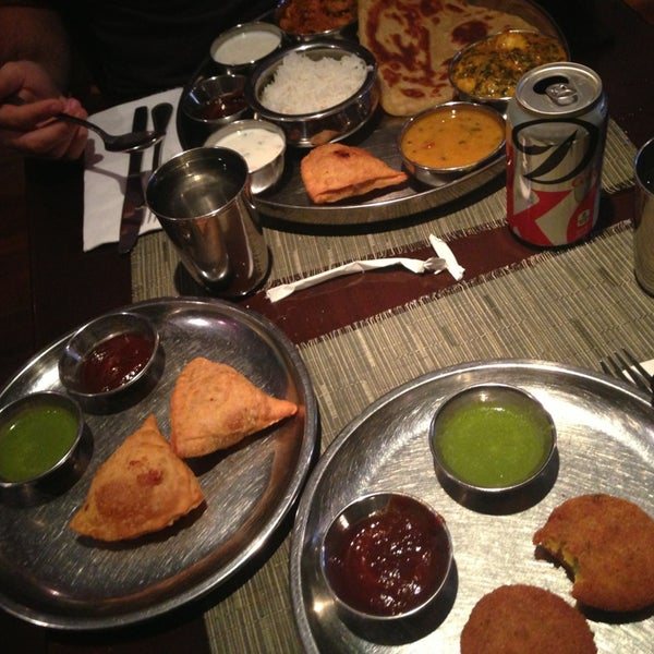 Photo taken at Pongal Kosher South Indian Vegetarian Restaurant by Chloe H. on 10/2/2013