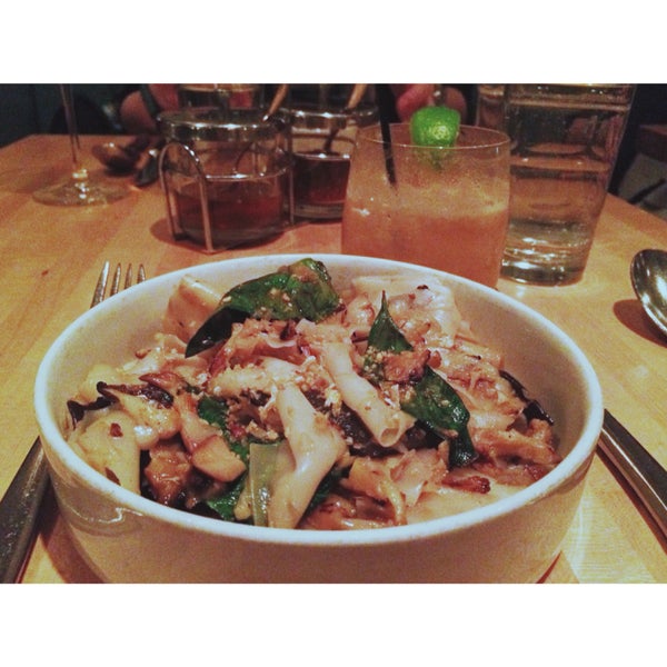 Delicious Thai food with vegan options. Dont sleep on that tamarind Margarita. PS, the spicy flakes are hotter than you think.