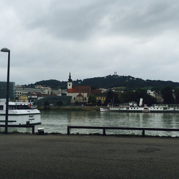 Photo taken at Donaulände by Nimet G. on 7/29/2015