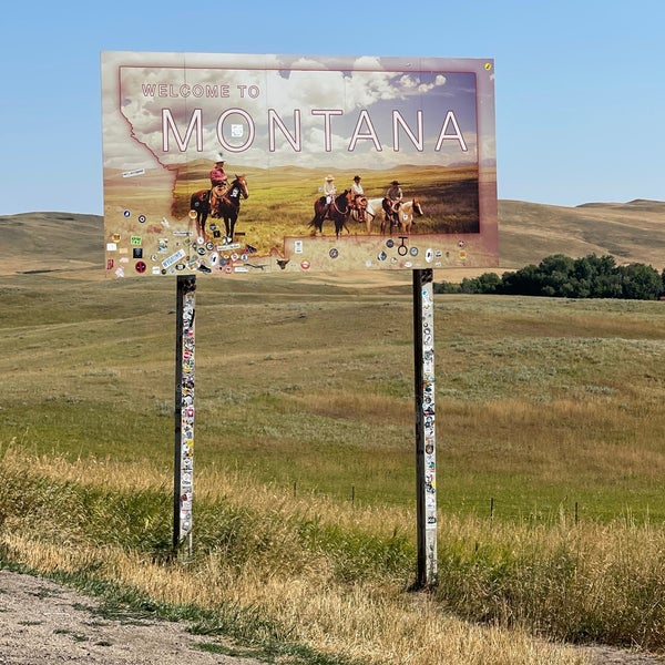 Photo taken at Wyoming/Montana Border by John B. on 8/27/2022