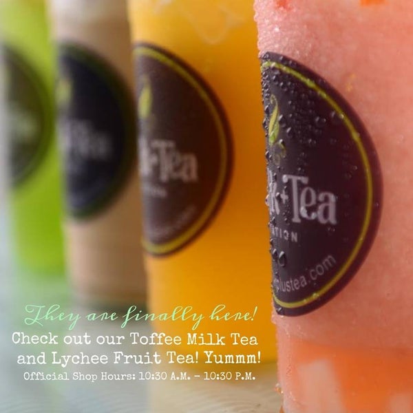 Something new to try! Yummy! Visit us at Milk+Tea Station for our fruit teas!