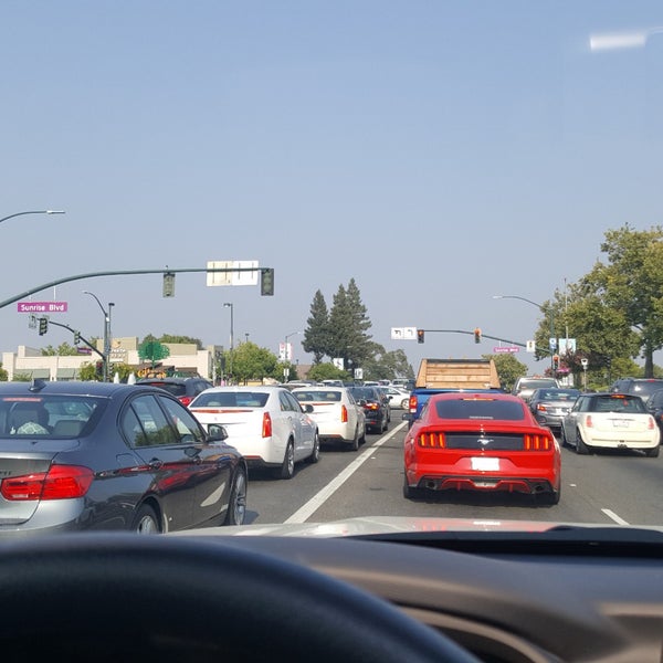 Sunrise Boulevard & Greenback Lane Intersection in Citrus Heights