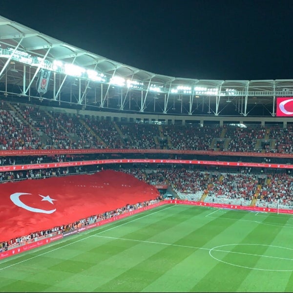 Photo taken at Tüpraş Stadyumu by Salih A. on 9/1/2021