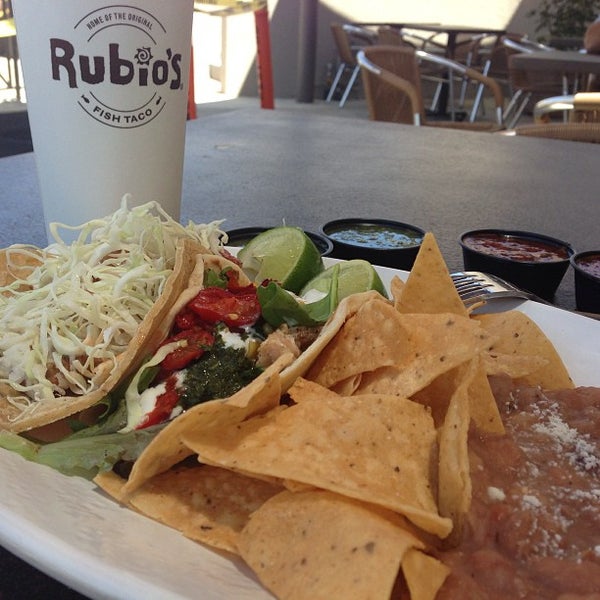 Photo taken at Rubio&#39;s Coastal Grill by joey f. on 6/21/2013