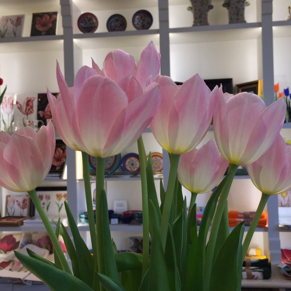 Photo taken at Amsterdam Tulip Museum by Kate K. on 10/5/2015