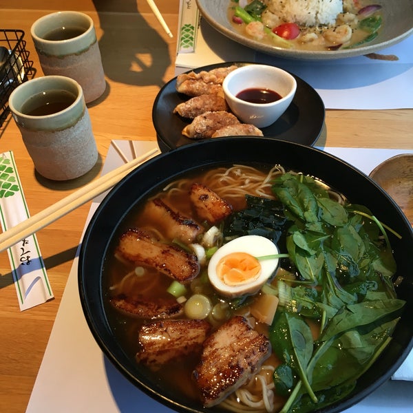 Photo taken at wagamama by Tomas B. on 9/4/2016