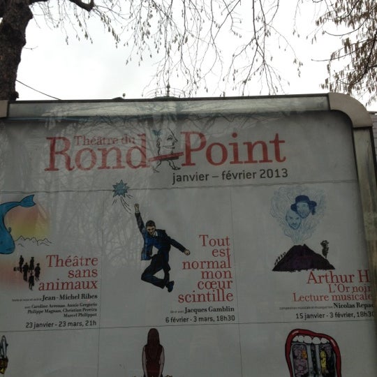 Das Foto wurde bei Théâtre du Rond-Point von Kristel F. am 1/23/2013 aufgenommen