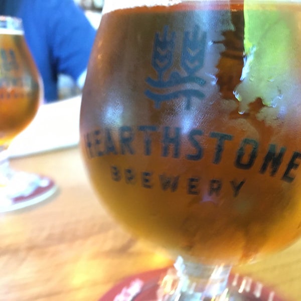 Photo taken at Hearthstone Brewery by Scooterr on 6/24/2017