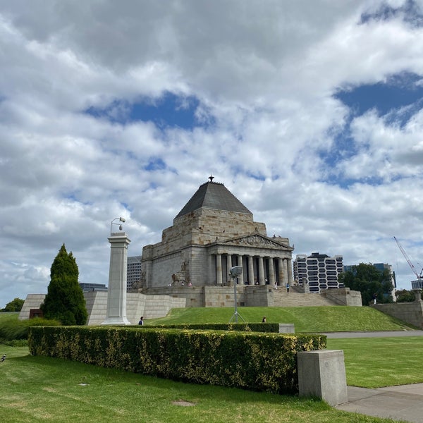 Photo taken at Shrine of Remembrance by David C. on 1/18/2024