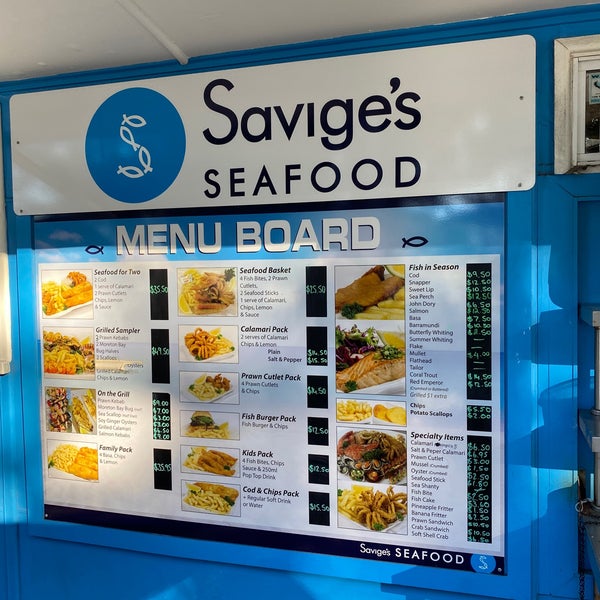 Savige's Seafood 3/ 12 First Avenue