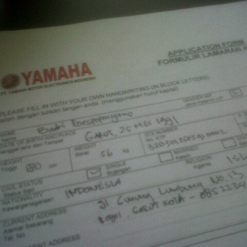 Pt Yamaha Motor Electronics Indonesia 2 Tips From 88 Visitors