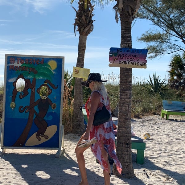 Photo taken at Toasted Monkey Beach Bar by Bruce L. on 11/22/2019