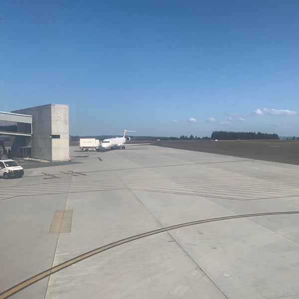 Photo taken at Santiago - Rosalía de Castro Airport (SCQ) by Lucia on 9/14/2019
