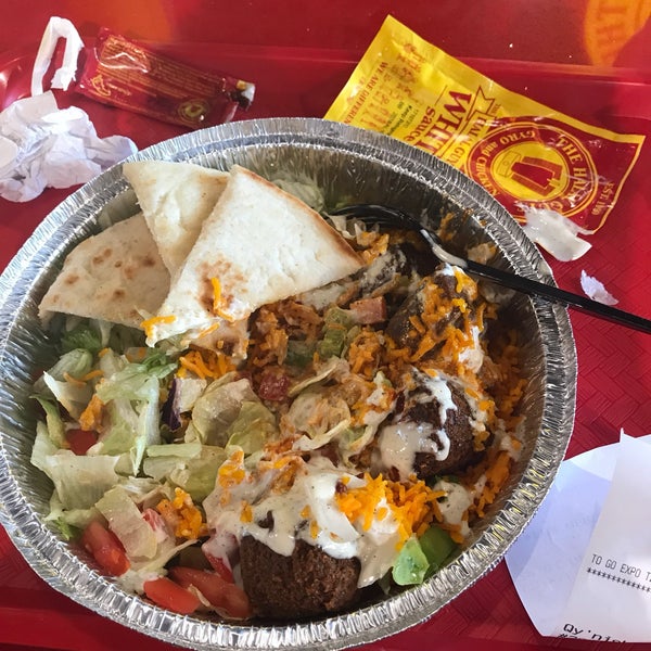 Photo taken at The Halal Guys by Kishan P. on 9/1/2017