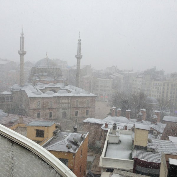 Photo taken at Zagreb Hotel Istanbul by Yasemin D. on 1/6/2015