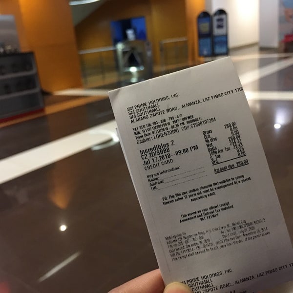 Photo taken at SM Cinema Southmall by Mikhail Argel T. on 7/17/2018