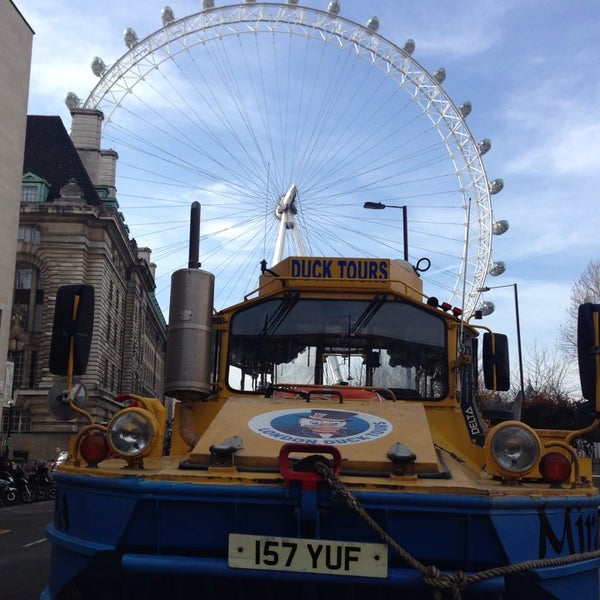 Photo taken at London Duck Tours by Lynsey P. on 3/8/2014