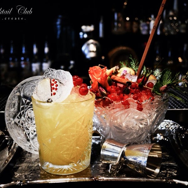 Photo taken at Jolie Môme - Cocktail Bar &amp; Fun by Spiros D. on 10/29/2013