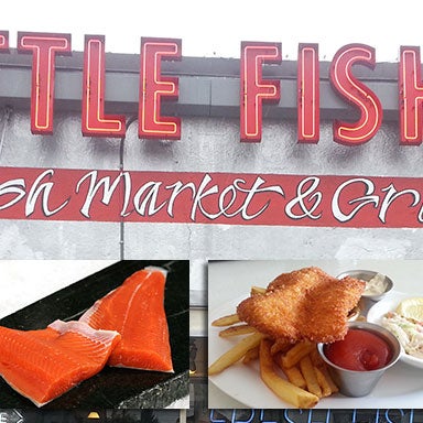 Снимок сделан в Seattle Fish Company пользователем Seattle Fish Company 10/9/2013