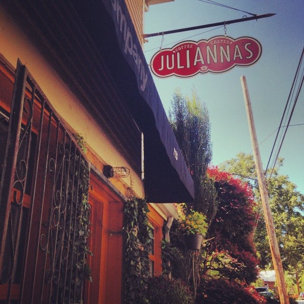 Photo taken at Julianna&#39;s Coffee &amp; Crepes by lisa b. on 9/28/2013
