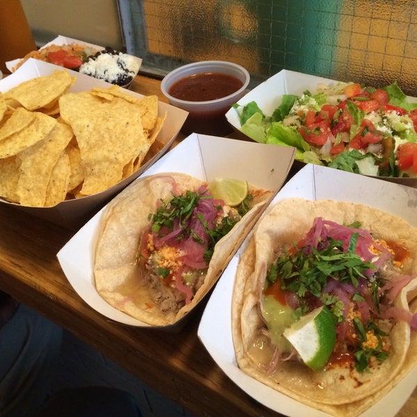 Photo taken at Oaxaca Taqueria by Mike P. on 10/5/2015
