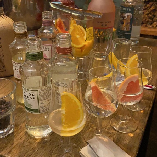 We just had a gin masterclass with Rachel and it was great! Would def recommend it if you want to know more about gin and how it became a thing recently. Gin tasting and meal after (: