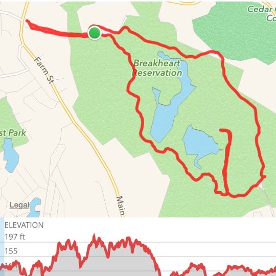 Breakheart Reservation Trail Map Photos At Breakheart Reservation - Trail