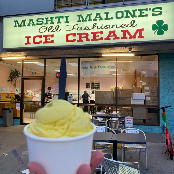 Photo taken at Mashti Malone Ice Cream by Christopher V. on 4/1/2021