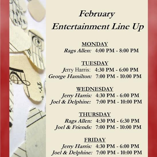 We've got the best live jazz music in Scottsdale! Check out the line up for February