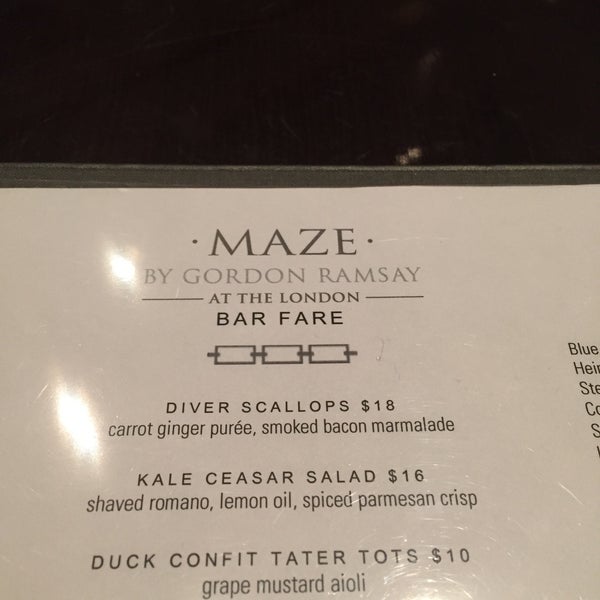 Photo taken at Maze Restaurant by John P. on 2/17/2015