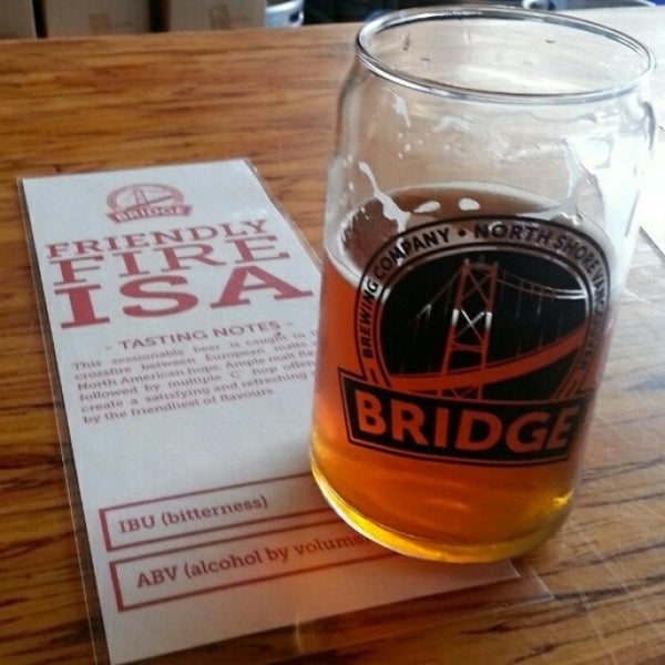 Photo taken at Bridge Brewing Company by Henry A. on 10/10/2014