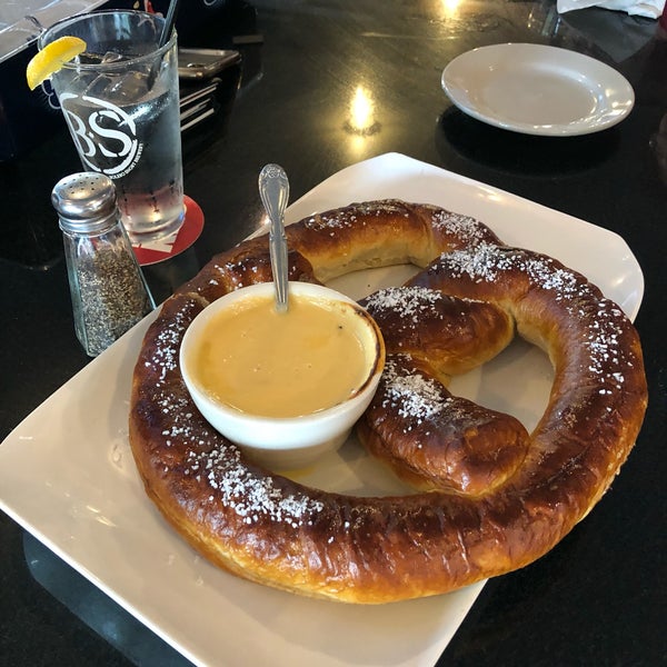 Some of the best bar-food in Jersey. You can’t go wrong with the giant pretzel for your appetizer.