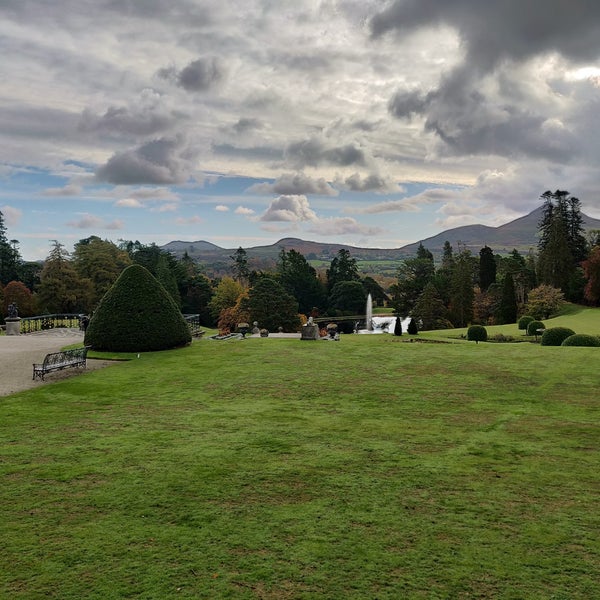 Photo taken at Powerscourt House and Gardens by Alexey A. on 10/29/2018