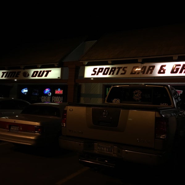 Photo taken at Time-Out Sports Bar &amp; Grill by Gillian W. on 2/6/2016