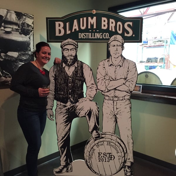 Photo taken at Blaum Bros. Distilling Co. by Angie O. on 12/24/2015