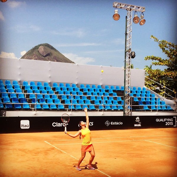 2/14/2015 tarihinde Rosana F.ziyaretçi tarafından Rio Open'de çekilen fotoğraf