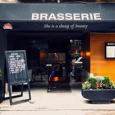 Photo taken at Brasserie by Brasserie on 12/16/2013