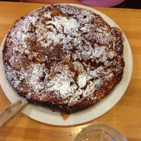 Alex is an amazing server. Food was fabulous! The apple pancake they are known for was so delicious and huge!