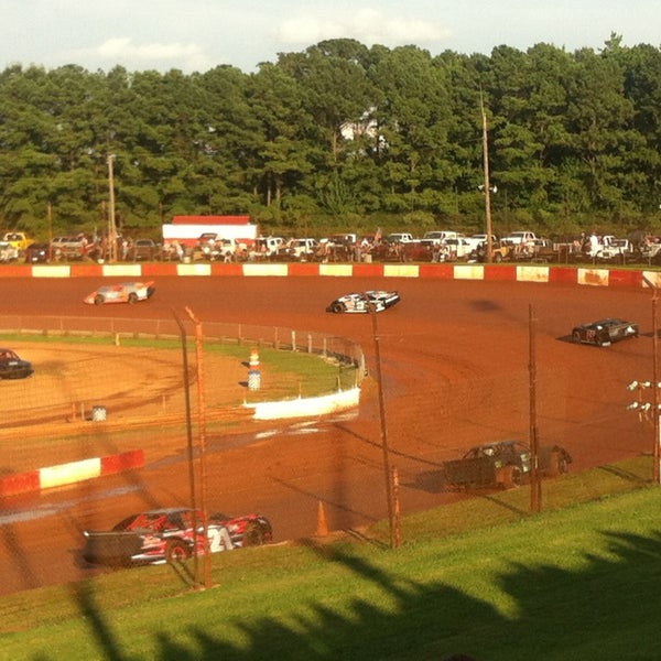 Photo taken at Dixie Speedway Home of the Champions by Matt M. on 7/27/2013