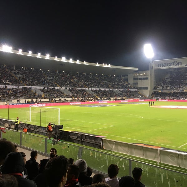 Photo taken at Estádio D. Afonso Henriques by Afonso on 1/7/2017