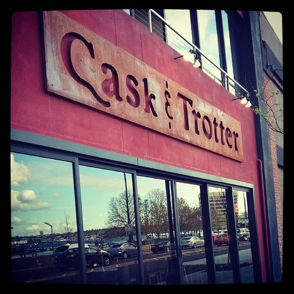 Photo taken at Cask &amp; Trotter by Cameron A. on 4/9/2014