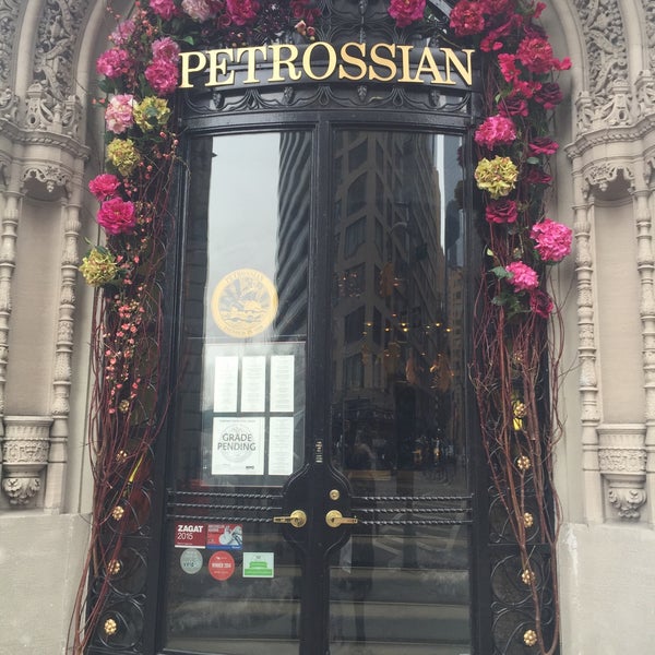 Photo taken at Petrossian Boutique &amp; Cafe by Casey D. on 2/14/2015