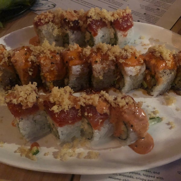 Photo taken at Bamboo Sushi by Joanna S. on 7/15/2018