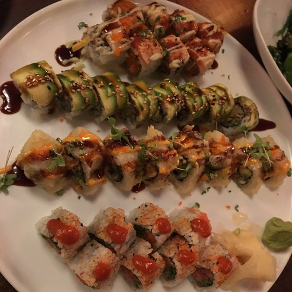 Photo taken at East Moon Asian Bistro &amp; Sushi by Joanna S. on 10/10/2017