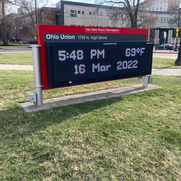 Снимок сделан в The Ohio Union пользователем Casey D. 3/16/2022